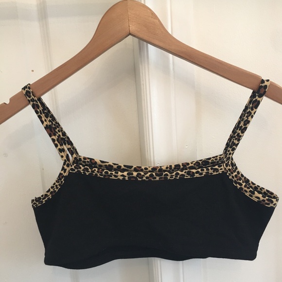 leopard print crop tank top!! - Picture 3 of 3